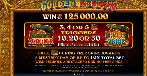 Golden Princess online pokies free play & review