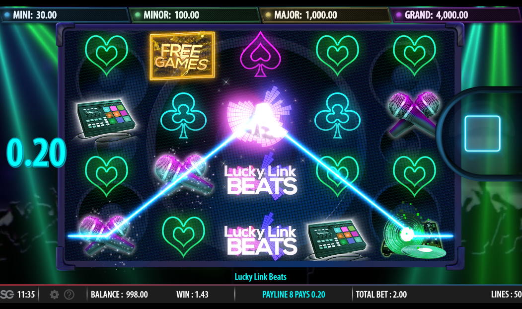 Lucky Link Beats Free Bally Slot Game