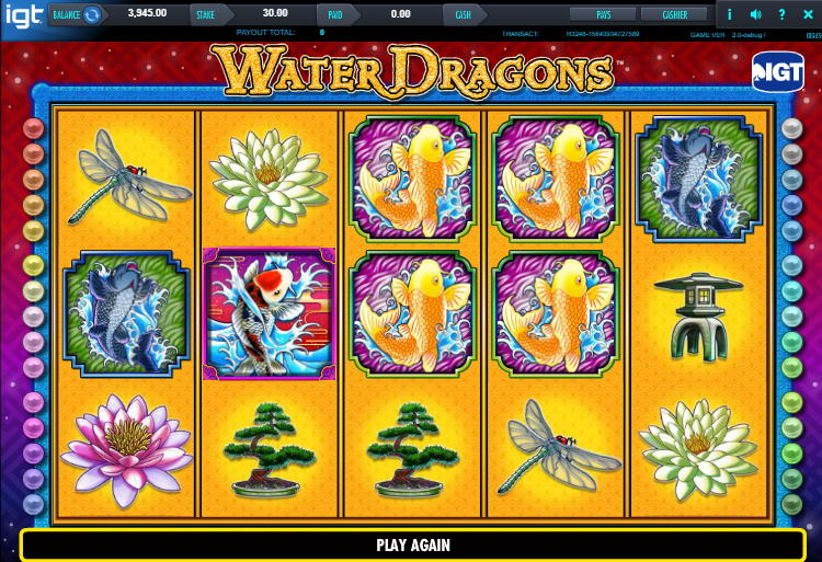 Water Dragons Free IGT Online Slot