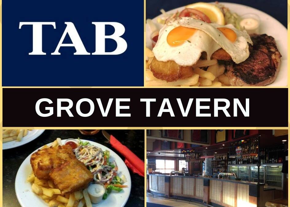 Grove Tavern Blenheim Restaurant Menu, Bar & Pokies Gaming Lounge