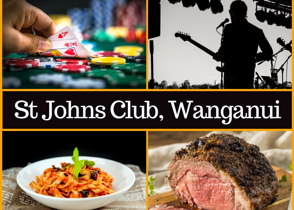St Johns Club Whanganui Menu, Bar, Entertainment & Pokies Guide