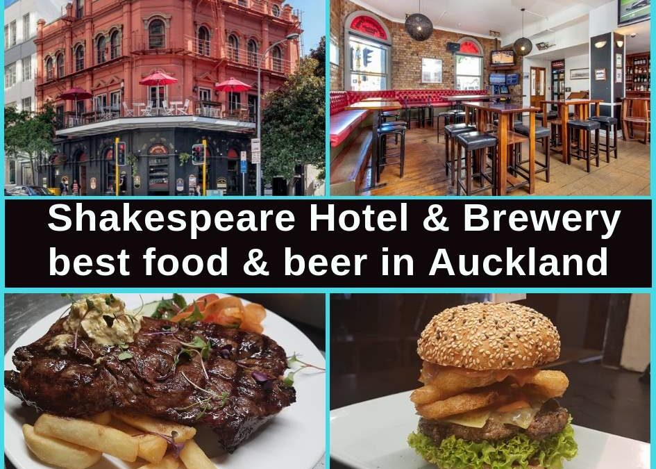 Shakespeare Hotel & Brewery Auckland CBD, Restaurant Menu, Bar & Pokies Gaming Lounge
