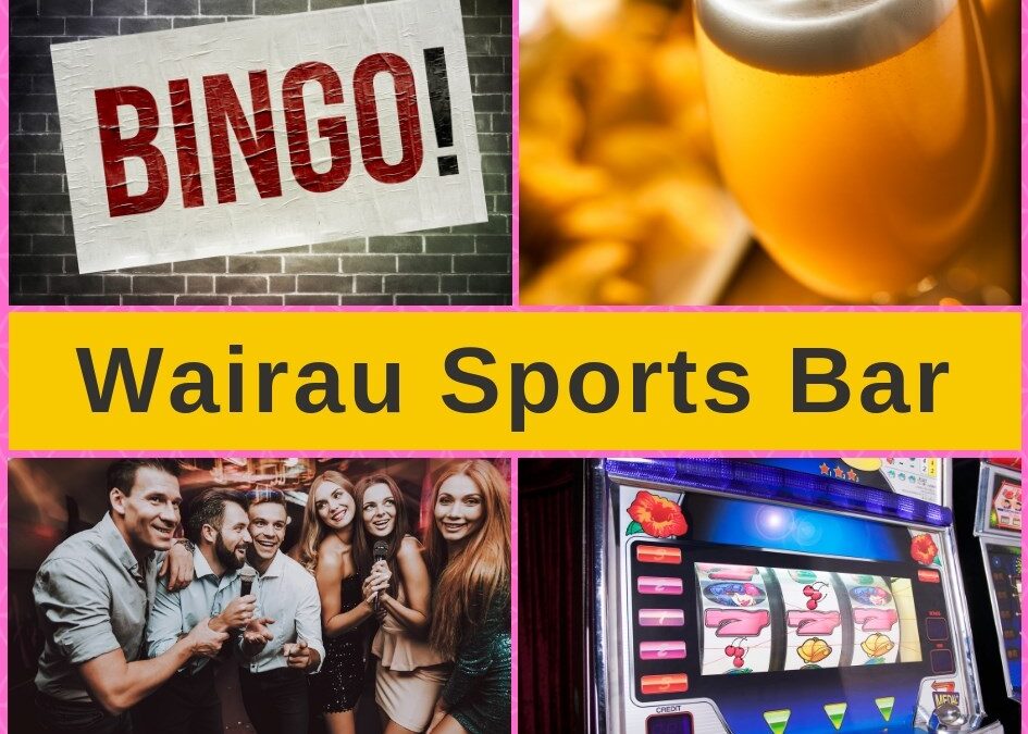 Wairau Sports Bar Glenfield – Menu and Pokies Gaming Guide