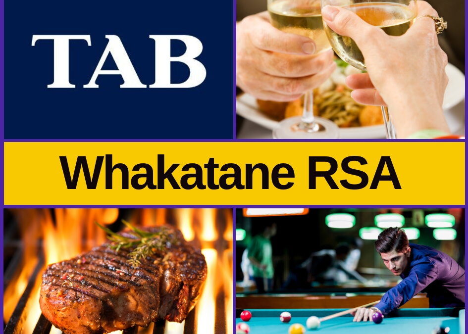 Whakatane RSA – Bar, Menu, Entertainment & Pokies Gaming Guide