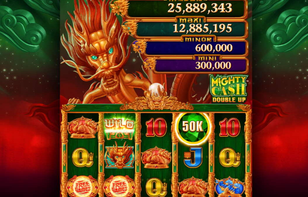Mighty Cash Double Up Money Dragons Free Pokies Game